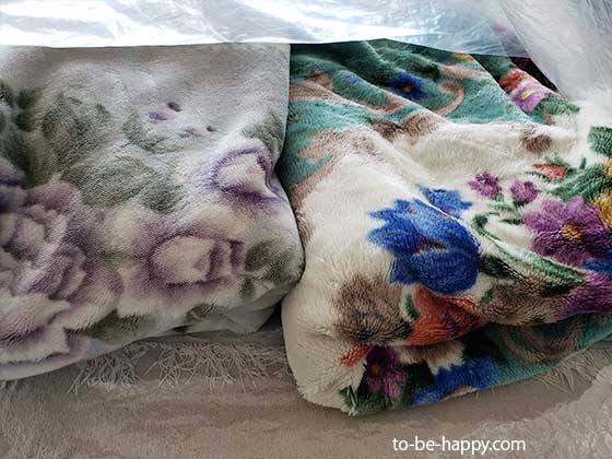 毛布や布団や毛布をコインランドリーで洗う